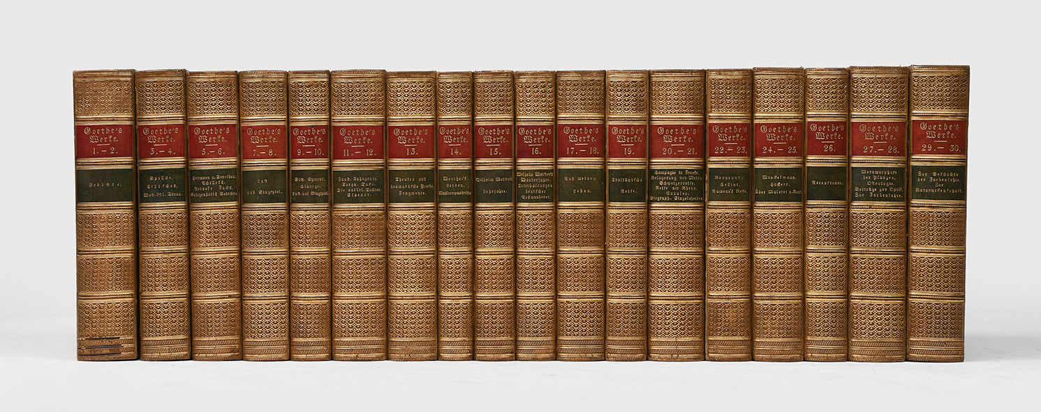 Sämtliche Werke,GOETHE, Johann Wolfgang von.,1850,Handsome set of