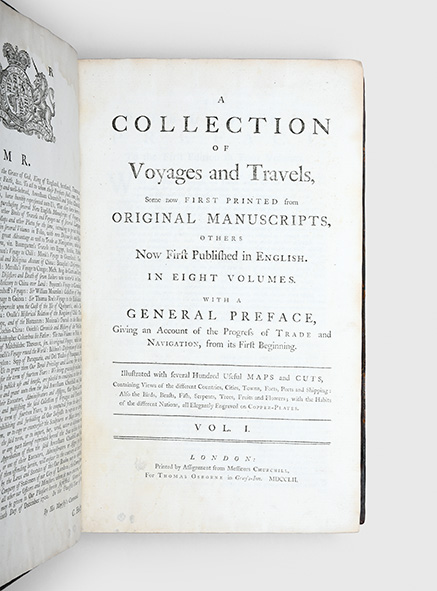 A Collection of Voyages and Travels,,CHURCHILL, Awnsham & John
