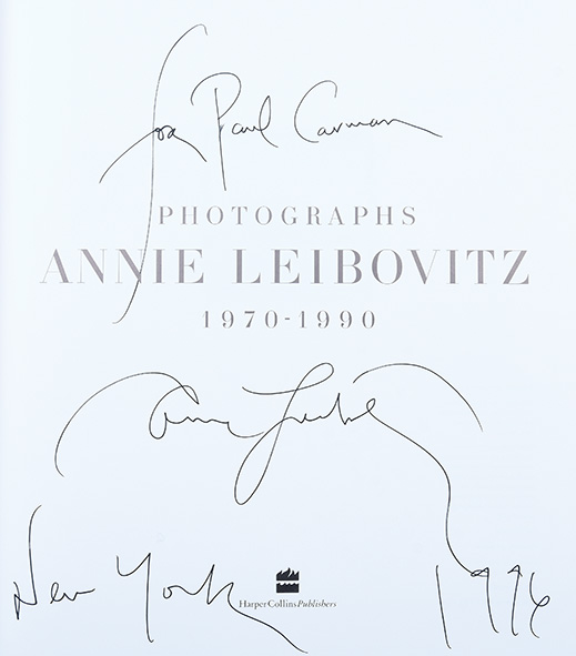 Photographs 1970-1990.,LEIBOVITZ, Annie.,1991