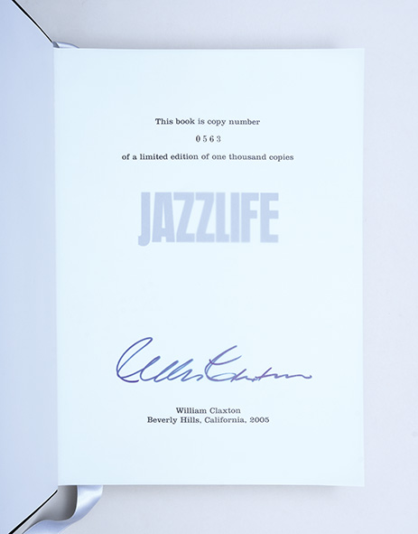 Jazz Life.,CLAXTON, William, & Joachim E. Berendt.,2005,Signed by
