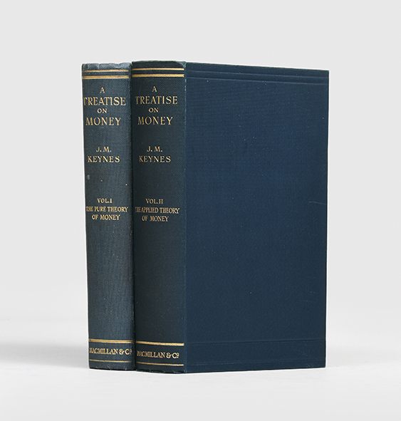 A Treatise on Money.,KEYNES, John Maynard.,1930,Monetary theory