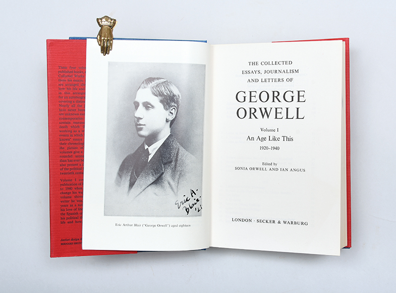 The Collected Essays, Journalism and Letters.,ORWELL, George.,1968