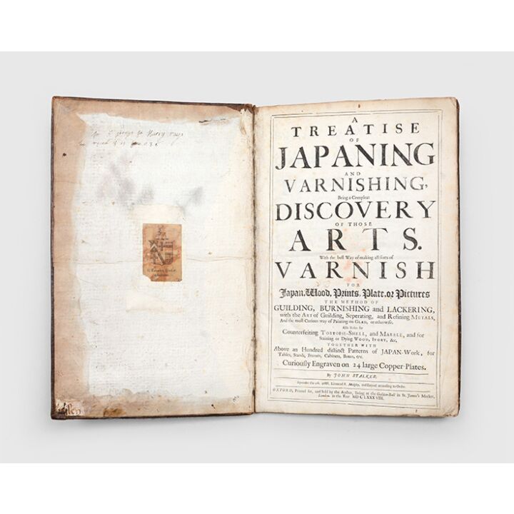 A Treatise of Japaning and Varnishing,,1688,The introduction of