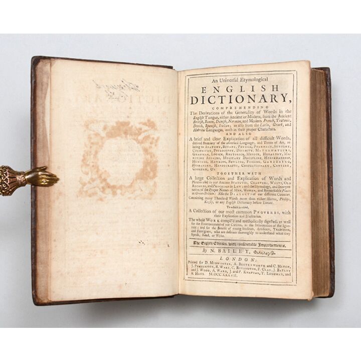 An Universal Etymological English Dictionary,,1737
