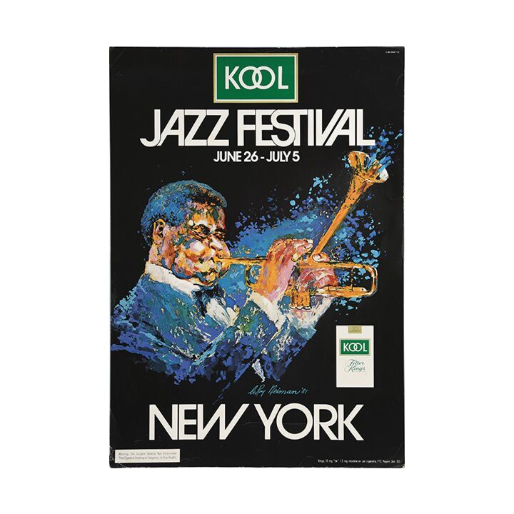 Vintage poster for the 1981 Kool Jazz Festival-New York.,GILLESPIE