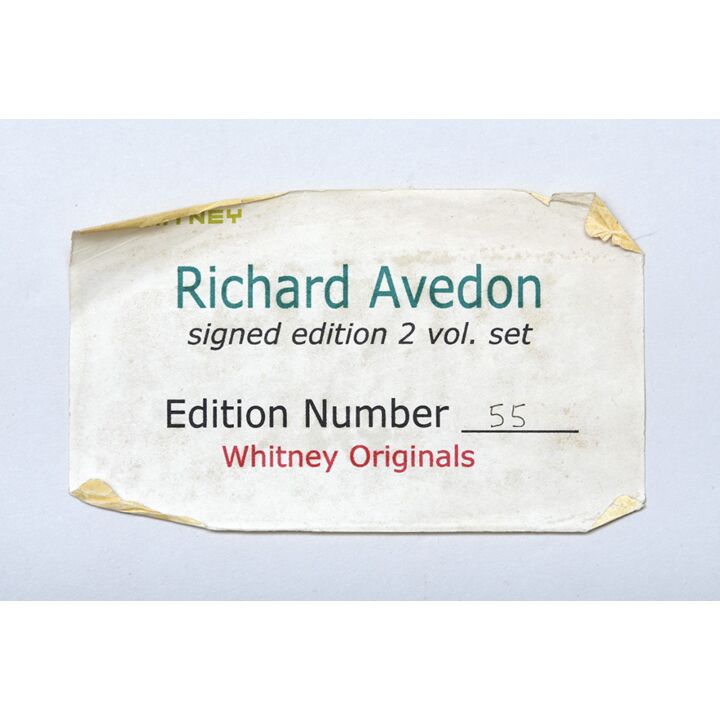 An Autobiography.,AVEDON, Richard.,1993