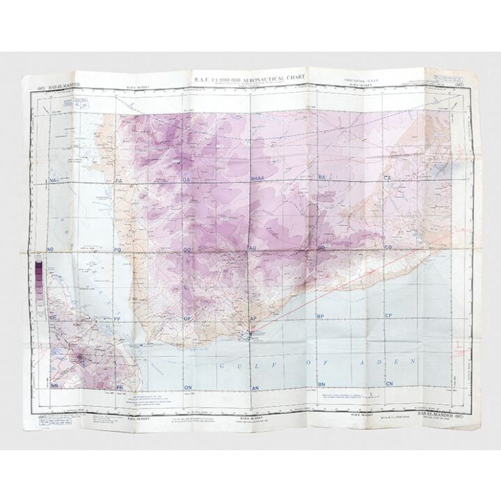 洋書 Aeronautical Charts & Related P1992 - 94 Group of 19 RAF 1:1,000,000 aeronautical charts from the GSGS 4695