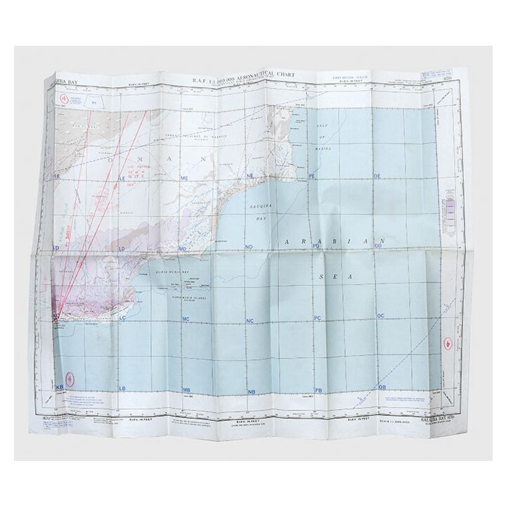Group of 19 RAF 1:1,000,000 aeronautical charts from the GSGS 4695