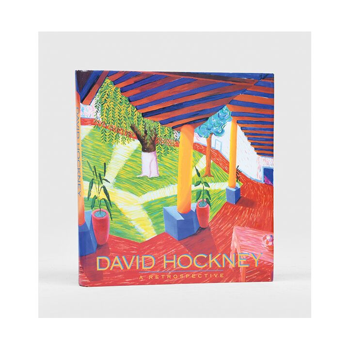 A Retrospective.,HOCKNEY, David.,1988,With an original painting by