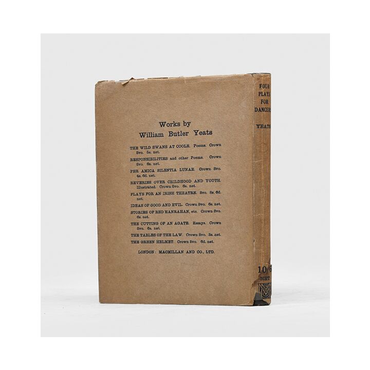 Four Plays for Dancers.,YEATS, W. B.,1921