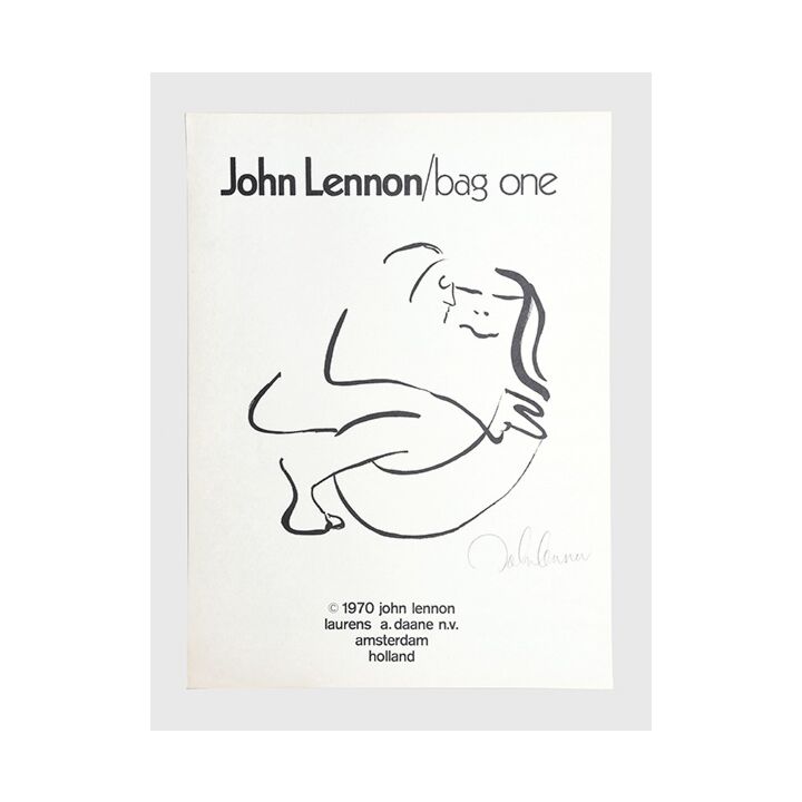 Bag One.,LENNON, John.,1970,John Lennon's iconic Bag One portfolio