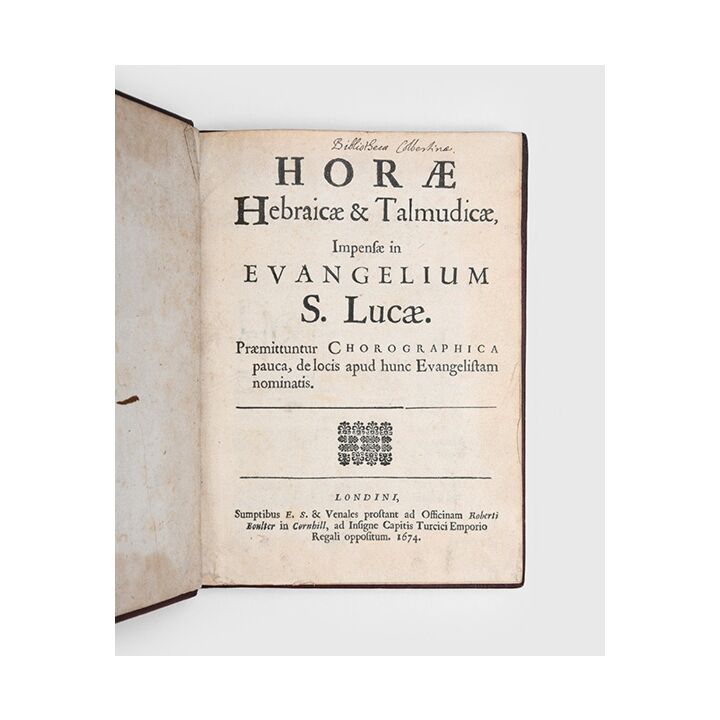 洋書 Concordantiae Hebraicae atque Chaldaicae Horae Hebraicae & Talmudicae,,LIGHTFOOT, John.,1674,From the