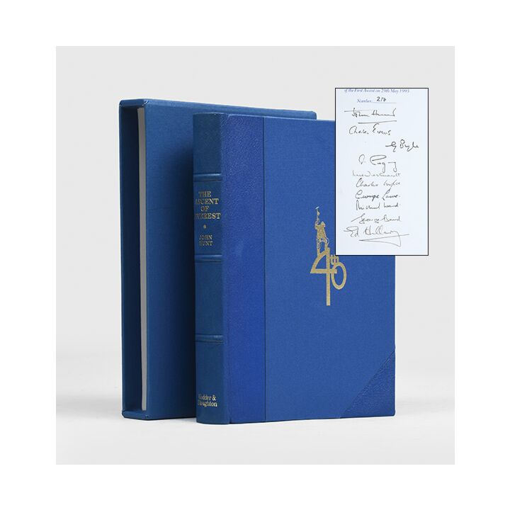 CONQUEST OF EVEREST BEAR 1993年登頂40周年記念 The Ascent of Everest.,HUNT, John.,1993,Signed by the surviving