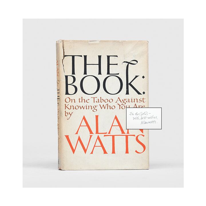 The Book: On the Taboo Against Knowing Who You Are.,WATTS, Alan