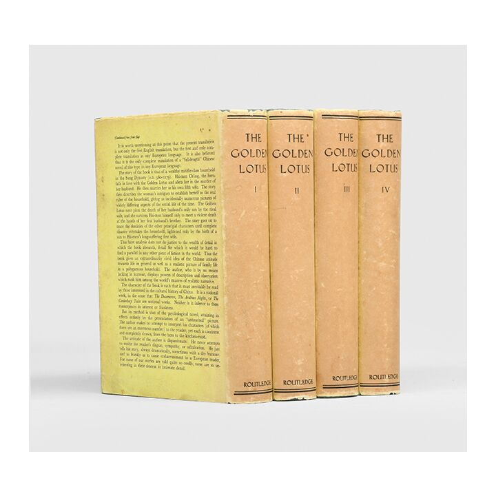 The Golden Lotus.,EGERTON, Clement (trans.).,1939,China's Lady