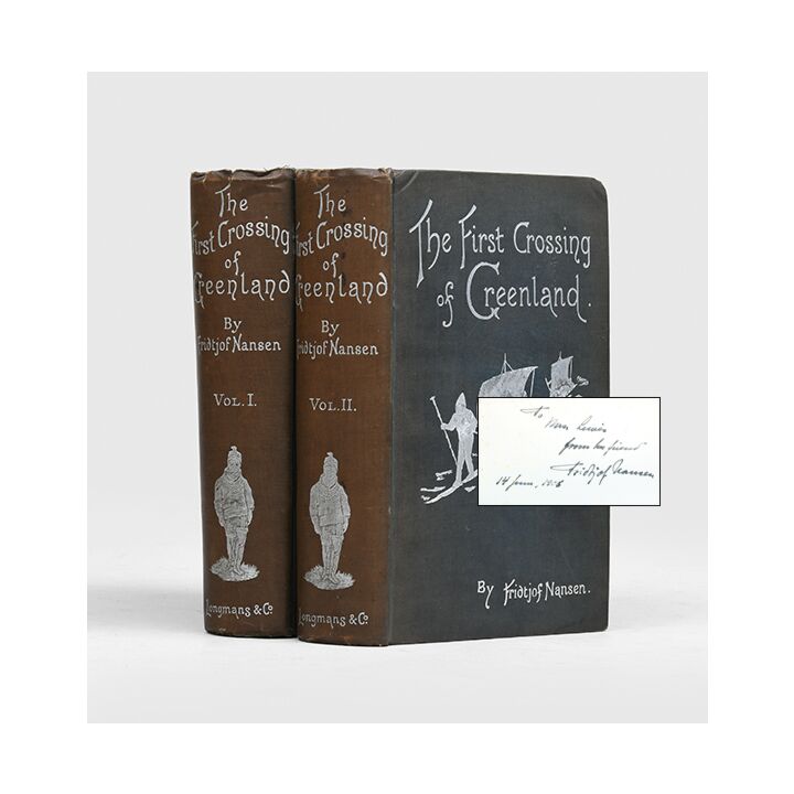 The First Crossing of Greenland.,NANSEN, Fridtjof.,1890,Inscribed