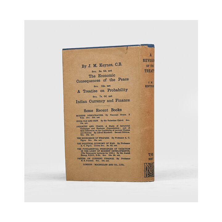 A Revision of the Treaty.,KEYNES, John Maynard.,1922,His