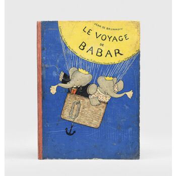 Le Voyage de Babar.,BRUNHOFF, Jean de.,1932,Including original artwork