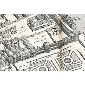 Plan de Paris.,TURGOT, Michel-Étienne; Louis Bretez; Claude Lucas