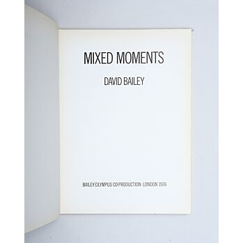 Mixed Moments.,BAILEY, David.,1976