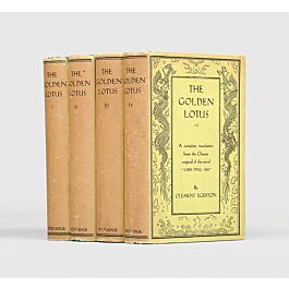The Golden Lotus.,EGERTON, Clement (trans.).,1939,China's Lady