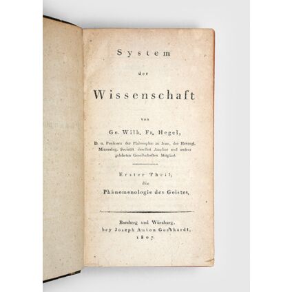 Wissenschaft der Logik.,HEGEL, Georg Wilhelm Friedrich.,1812,Logic