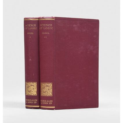 Wissenschaft der Logik.,HEGEL, Georg Wilhelm Friedrich.,1812,Logic