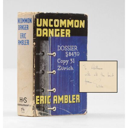 Journey Into Fear.,AMBLER, Eric.,1940