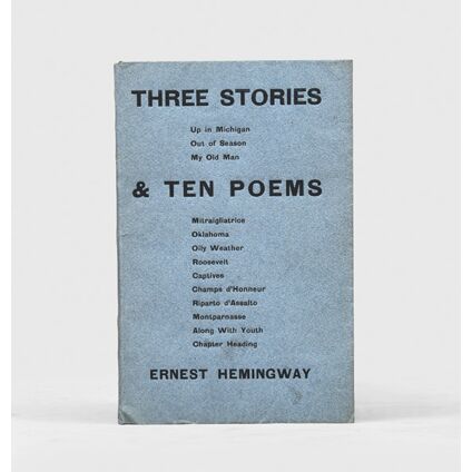 Three Stories & Ten Poems.
