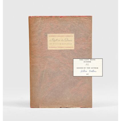 Rare Books & Signed First Editions by William Faulkner. Peter